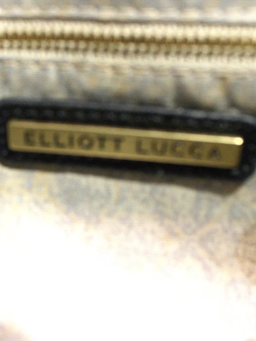 Elliott Lucca Black Leather, Hair on Hide Envelope Should Bag Chain Strap